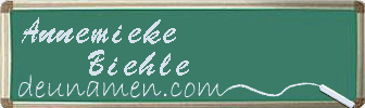 Annemieke Biehle Visitenkarte